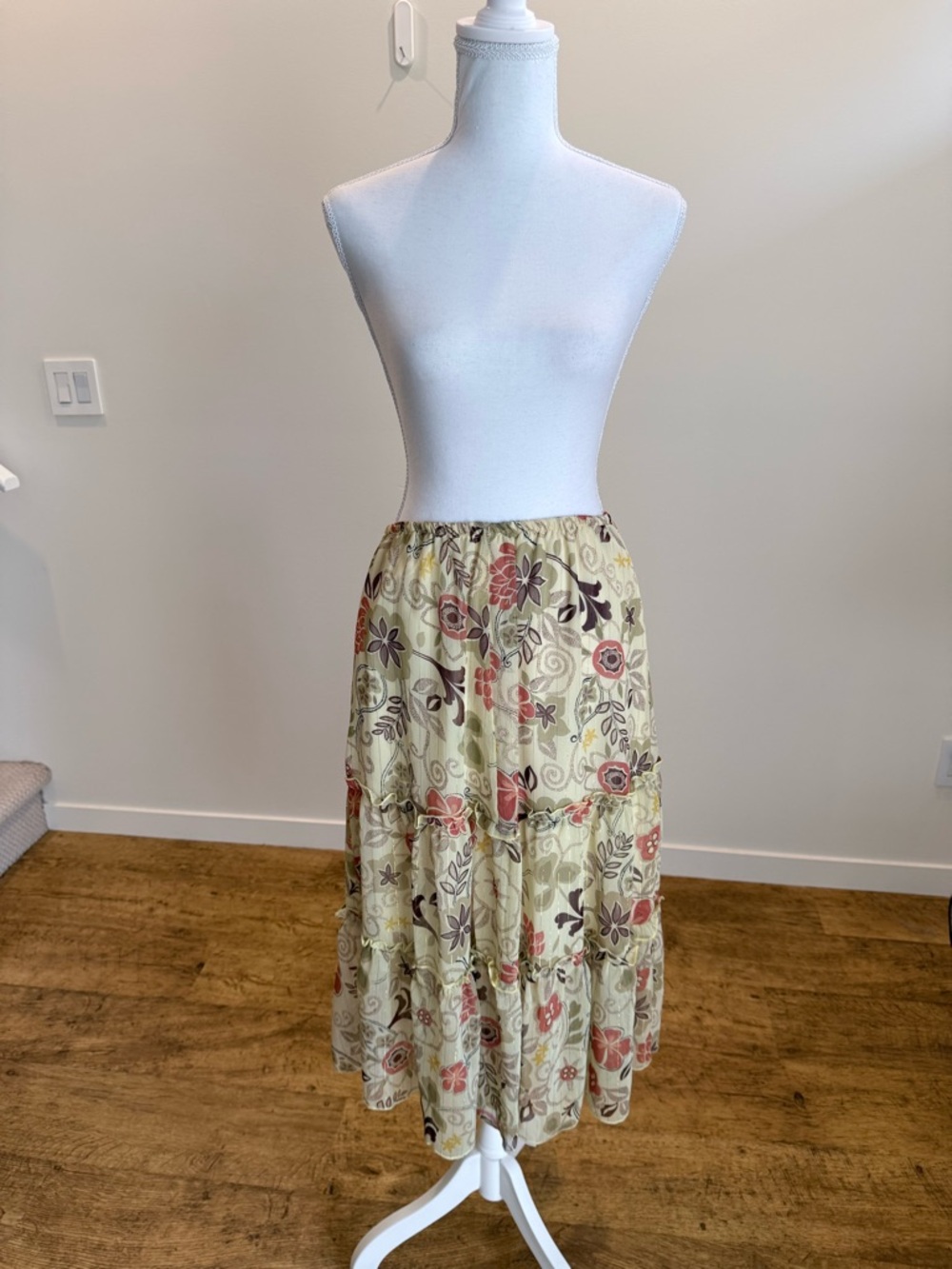 Mak Collection Vintage Tiered Skirt Size 8 Fairy Whimsigoth y2k Romantic